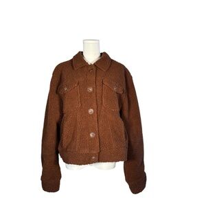 Cozy Brown‎ Teddy Jacket